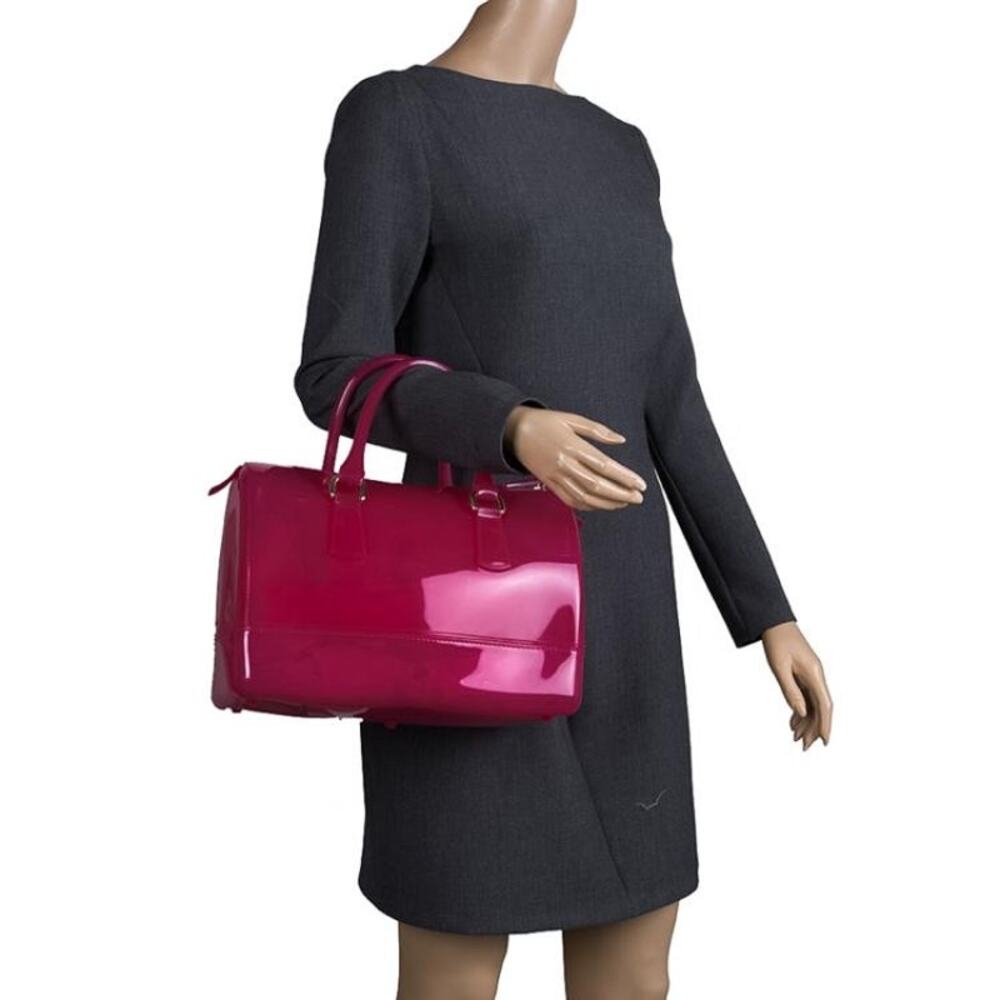 Furla Rubber Candy Boston Bag Pristine - Picture 6 of 9